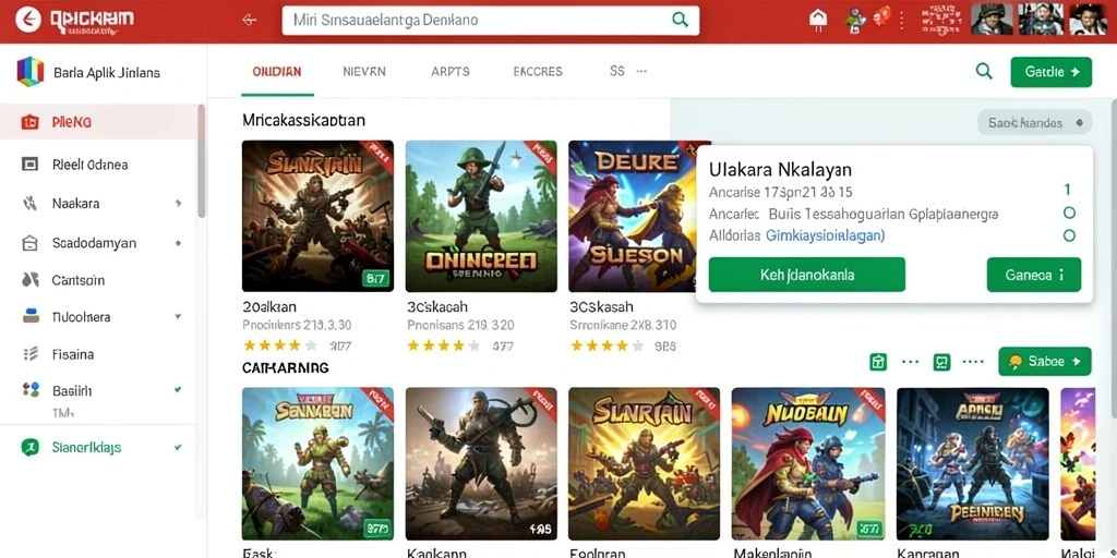 Tampilan antarmuka utama yang menarik dan intuitif.