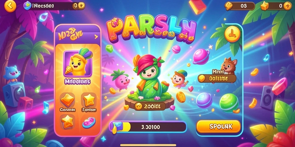 Tampilan utama game 8ZK yang menarik.
