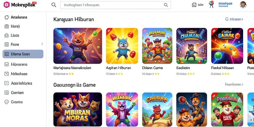 Screenshot menunjukkan karakter utama dalam aksi.