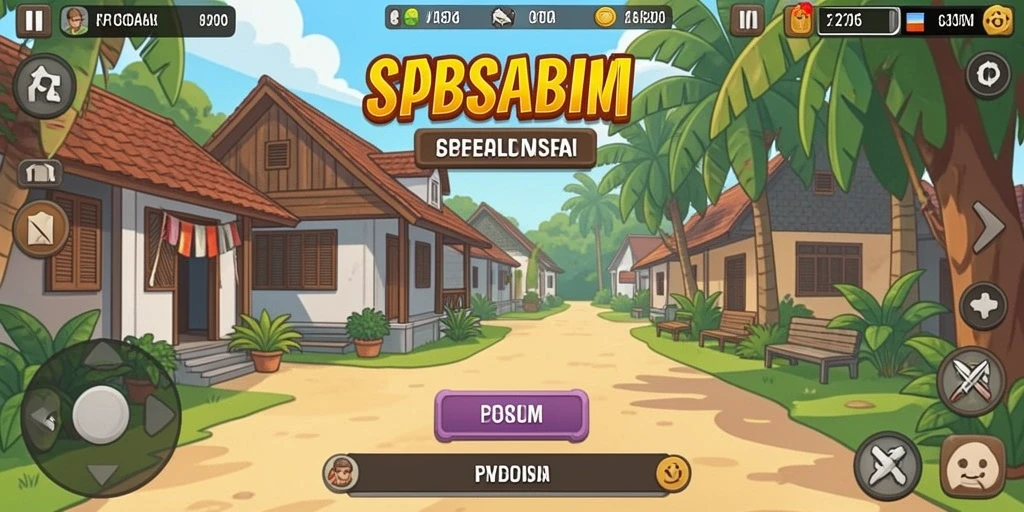 Tampilan awal yang menarik dan penuh warna.
